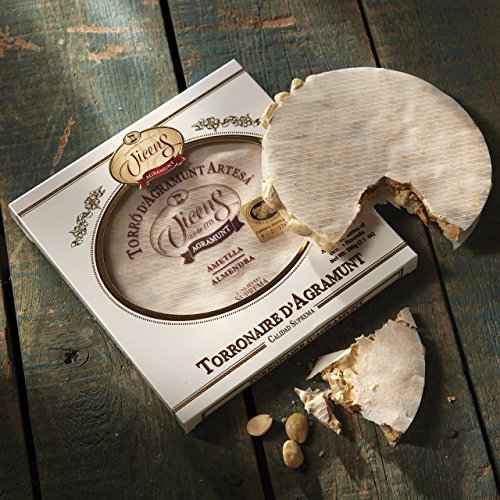 Image of Classic Almond Brittle Turron Large Round by Vicens