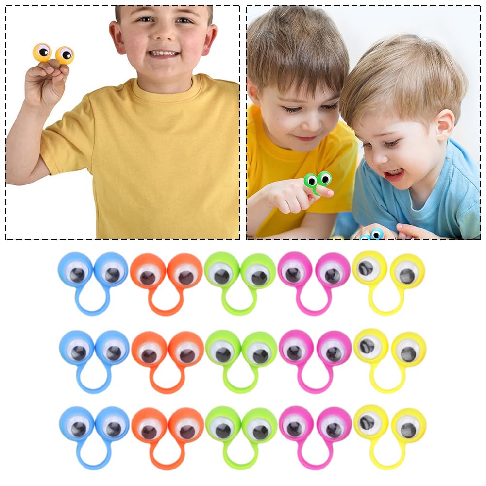 Bexdug Marionnettes à Doigt et œil, Anneaux de marionnettes à Doigt, Roman Wiggly Eyeball Finger Puppet Finger Eye Rings, Marionnettes à Doigt créatives, pour garçons, Filles, Femmes et Hommes Bexdug Marionnettes à Doigt et œil, Anneaux de marionnettes à Doigt, Roman Wiggly Eyeball Finger Puppet Finger Eye Rings, Marionnettes à Doigt créatives, pour garçons, Filles, Femmes et Hommes