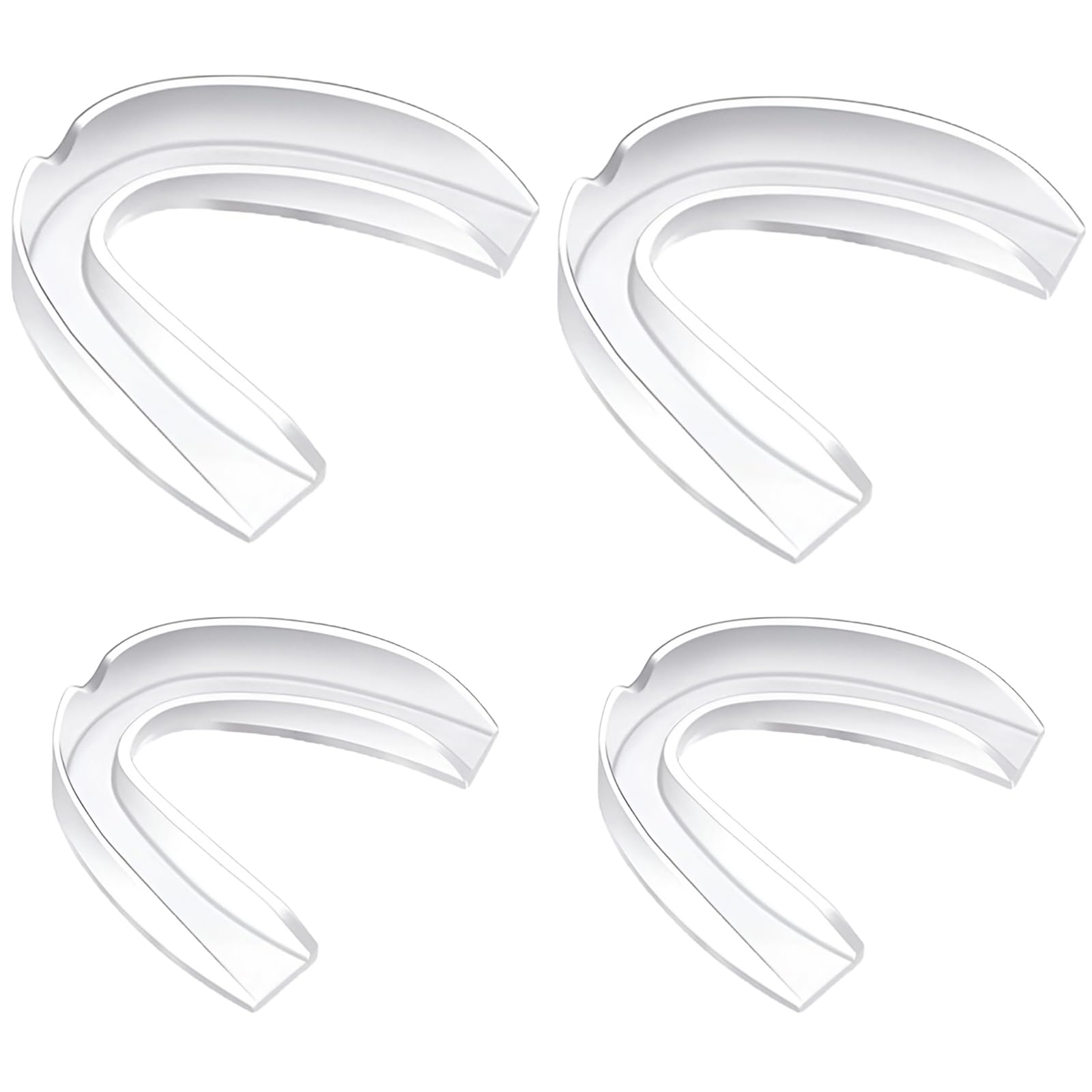 4 Pieces Sports Mouth Guard for Adult and Youth - Mouth Protection Athletic Mouthguard with Case (BPA Free) for Boxing Football Hockey Karate Rugby