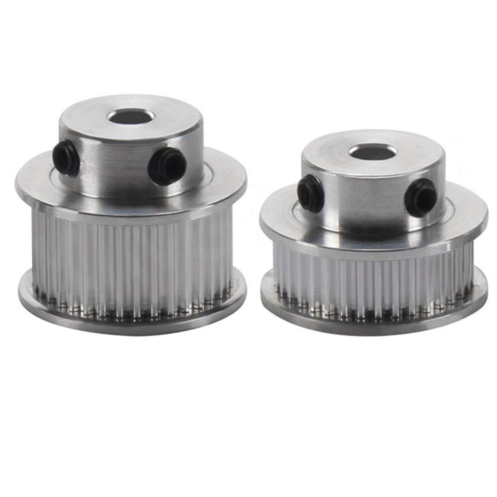 Koło pasowe zębate synchroniczne,Koło pasowe zębat Koło pasowe 2 szt., Części drukarki 3D GT2 Koło rozrządu,(30T inner hole 8mm)