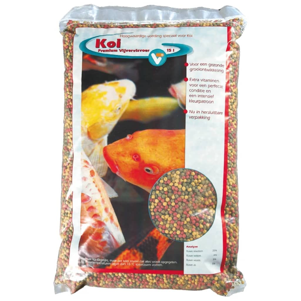 Velda Comida para Peces VT koi Premium Cantidad 15L Periodo de Validez 24 Meses