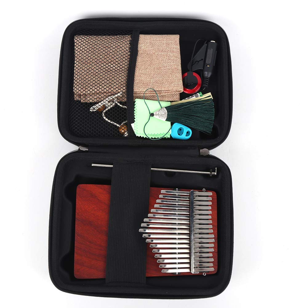 LINGTING écoute Vent 17 Touches Pouce Piano K17A Kalimba pour Débutants Instruments à Clavier