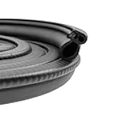 DGSL Car Weather Stripping, 33Ft Automotive Door Seal Strip with Side Bulb Rubber Seal for Cars, Boats, Trucks, RVs
