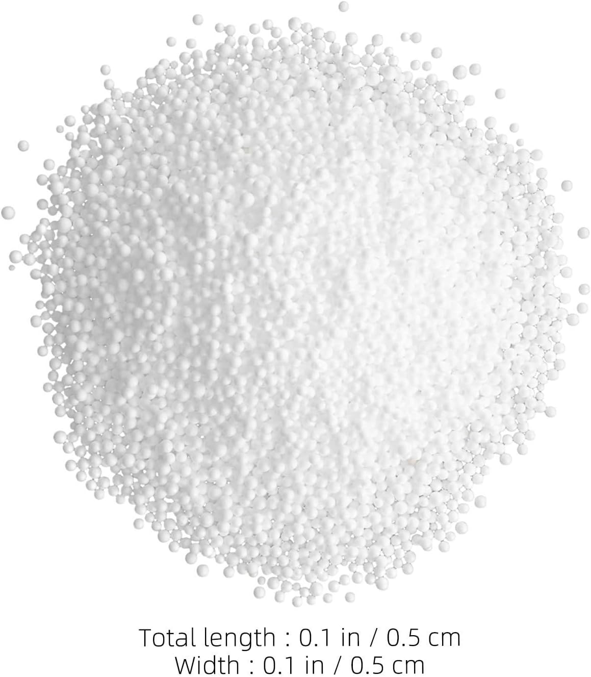 Zerodeko Bean Bag Refill Foam Pellets 3-5mm White for Pillows Cushions