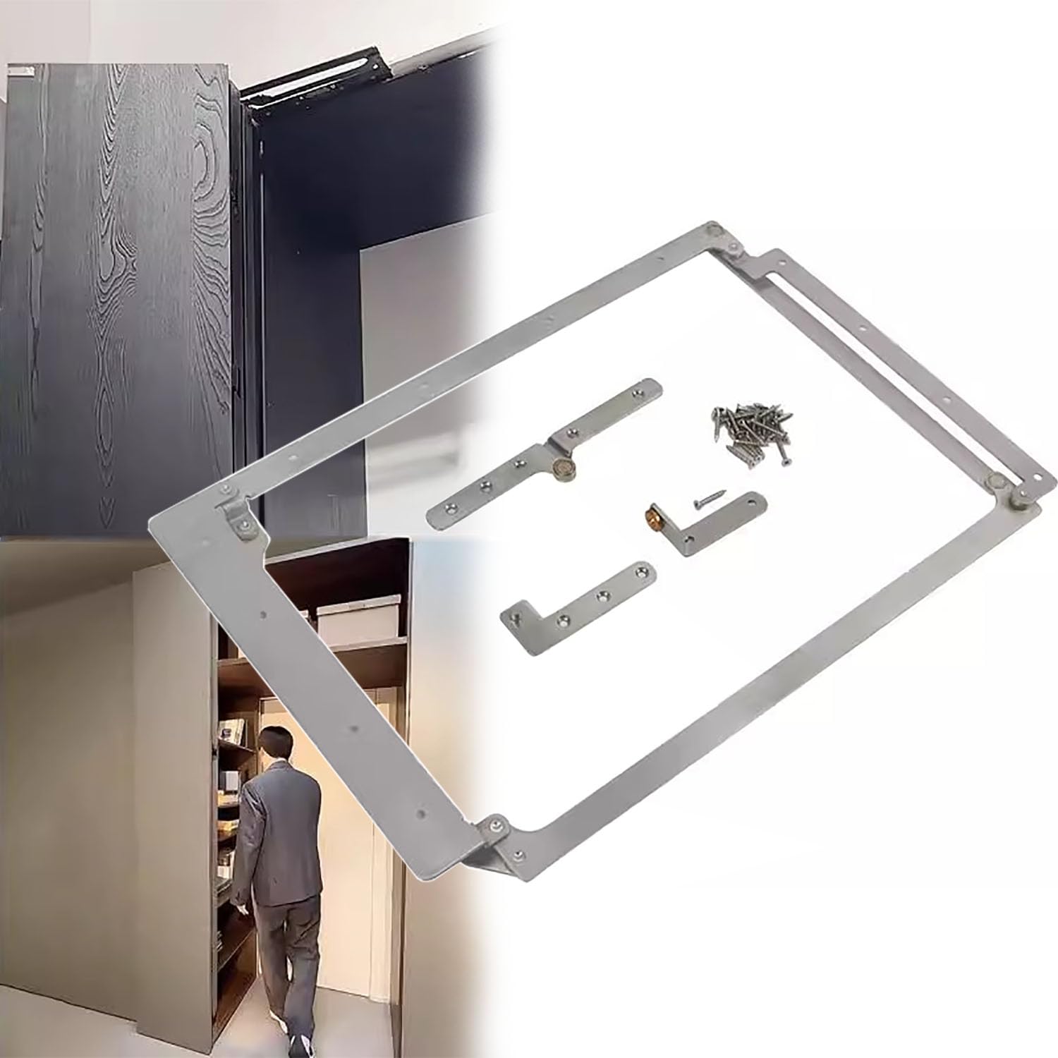 Charnière de porte pliante 180 degrés idéale pour optimiser l'espace de votre vestiaire