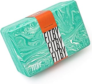Yoga Blocks for Yoga Lovers- Sturdy and Non-slip Foam Block- Safe Yoga Block for Beginners or Practitioners- Lightweight Yoga Props- High-Density Foam Blocks- Yoga Blocks by Fitby