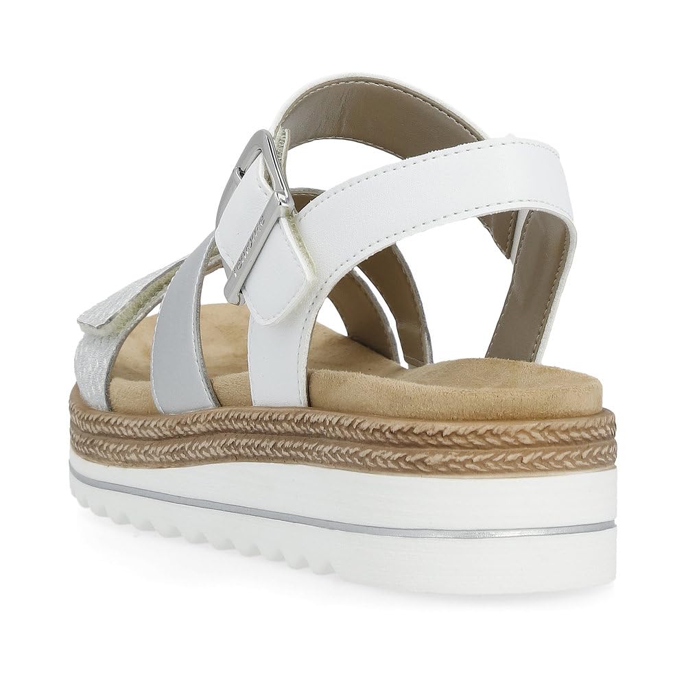 Remonte Damen Riemchensandalen D0Q55, Frauen Sandalen,lose Einlage