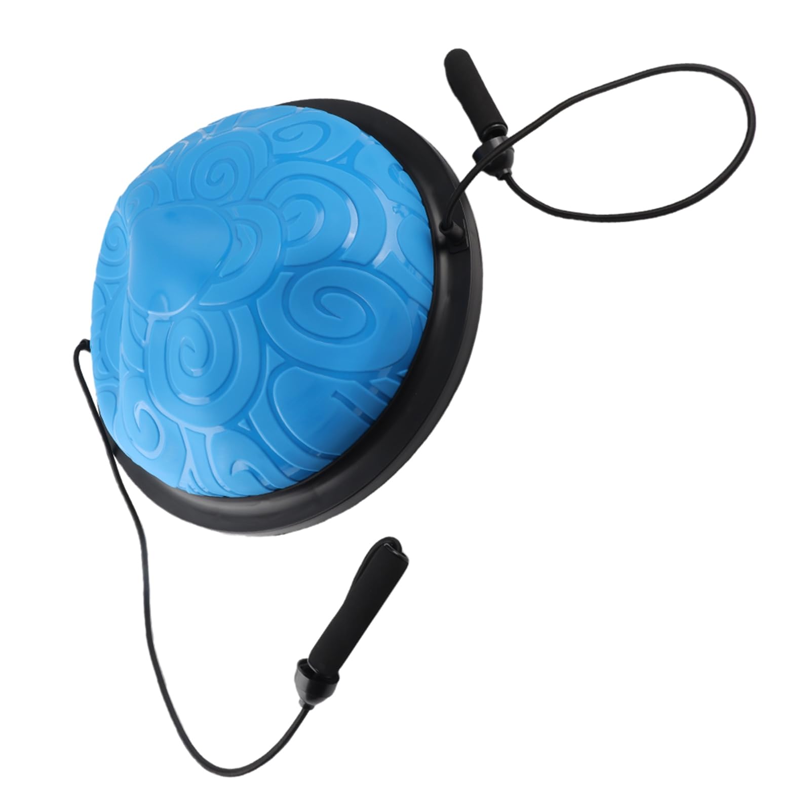 Mezza Palla per Bilanciamento Fitness, Anticaduta, per Esercizi di Yoga, Pilates, Viola, 18,1x18,1x7,9 Pollici