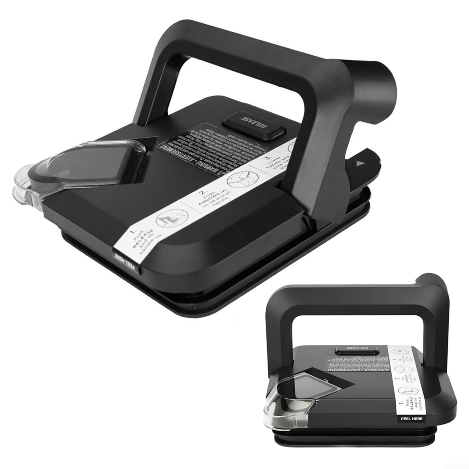 Tapa de bloqueo negra de repuesto para licuadora de 72 onzas, compatible con BN751 BN800 BL610 BL640 BL710 Series, tapa de sellado apta para lavavajillas para hacer batidos de cocina
