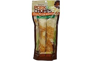 Pork Chomps Chicken Flavored Busy Rolls, 8-Inch