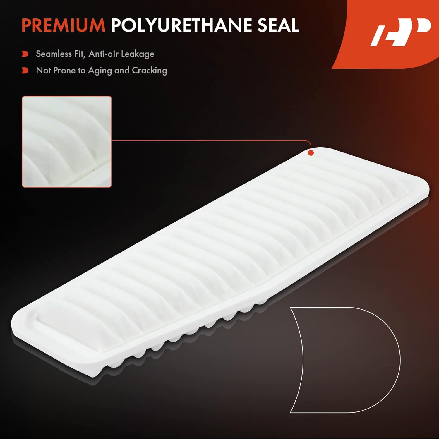 A-Premium 2-PC Engine Air Filter Compatible with Toyota RAV4 2001 2002 2003 2004 2005 2.0L 2.4L