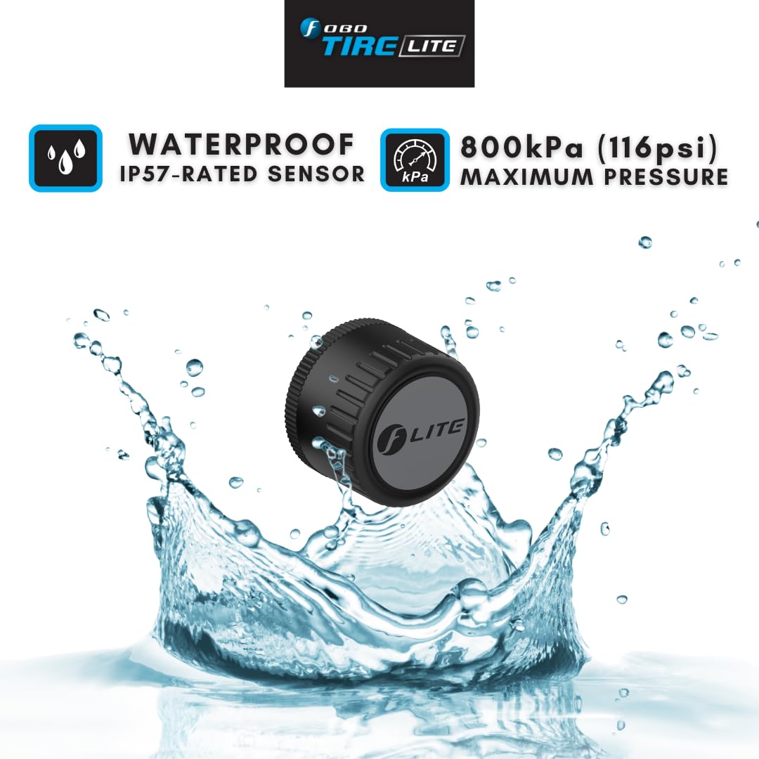 Amazon.com: FOBO TIRE LITE TPMS Sensor - Wireless Tire Pressure