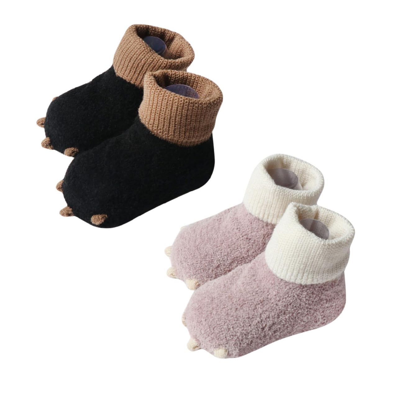 GALPADA Cute Newborn Socks Soft Warm Premature Socks Non-slip Grip for Toddlers