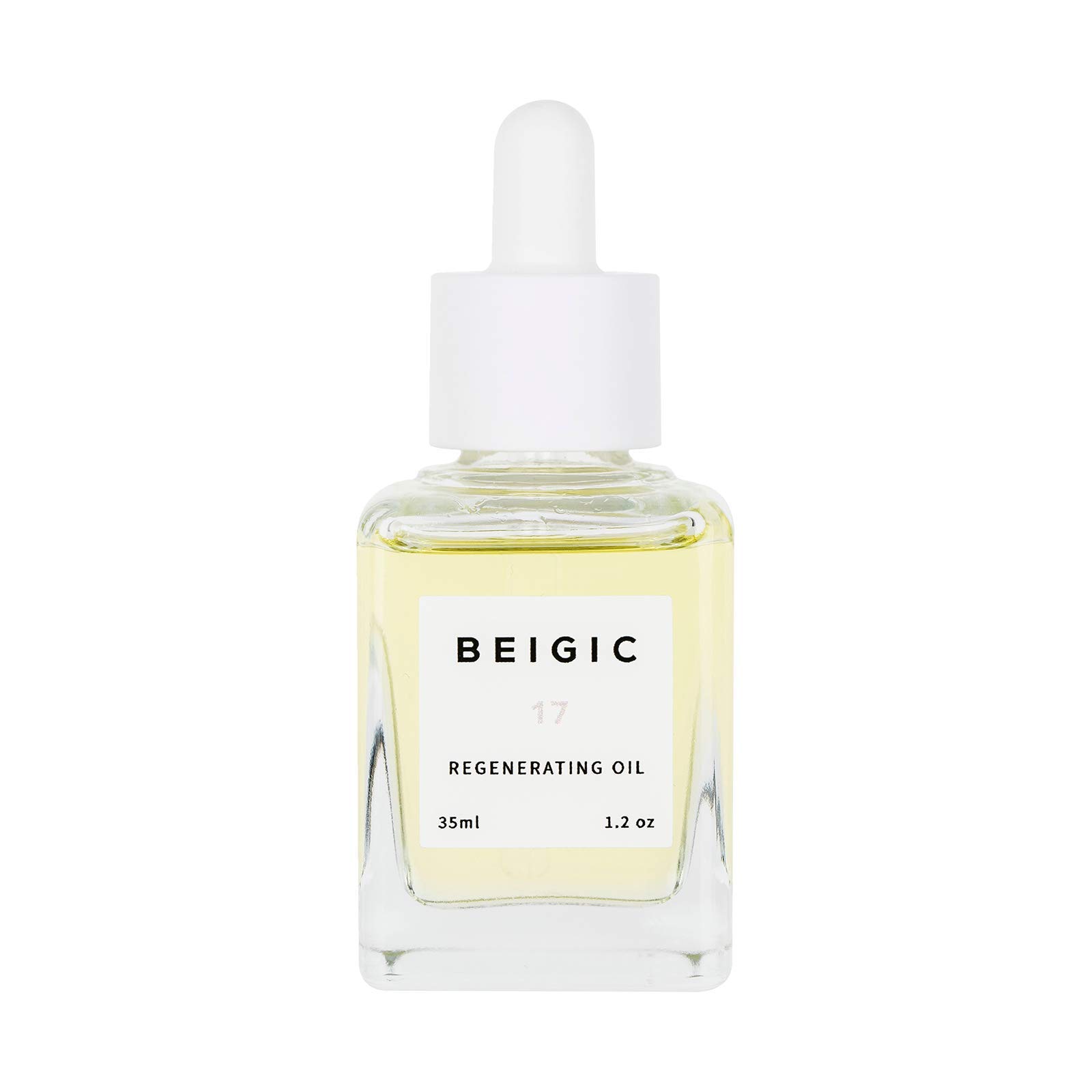 BEIGIC Regenerating Oil - A Vitamin E Oil With a Blend of Green Coffee Bean Oil and 13 other Essential Oils for Deep Hydration & Soothing Effect. Antioxidant, Vegan & Cruelty free – 1.2 oz