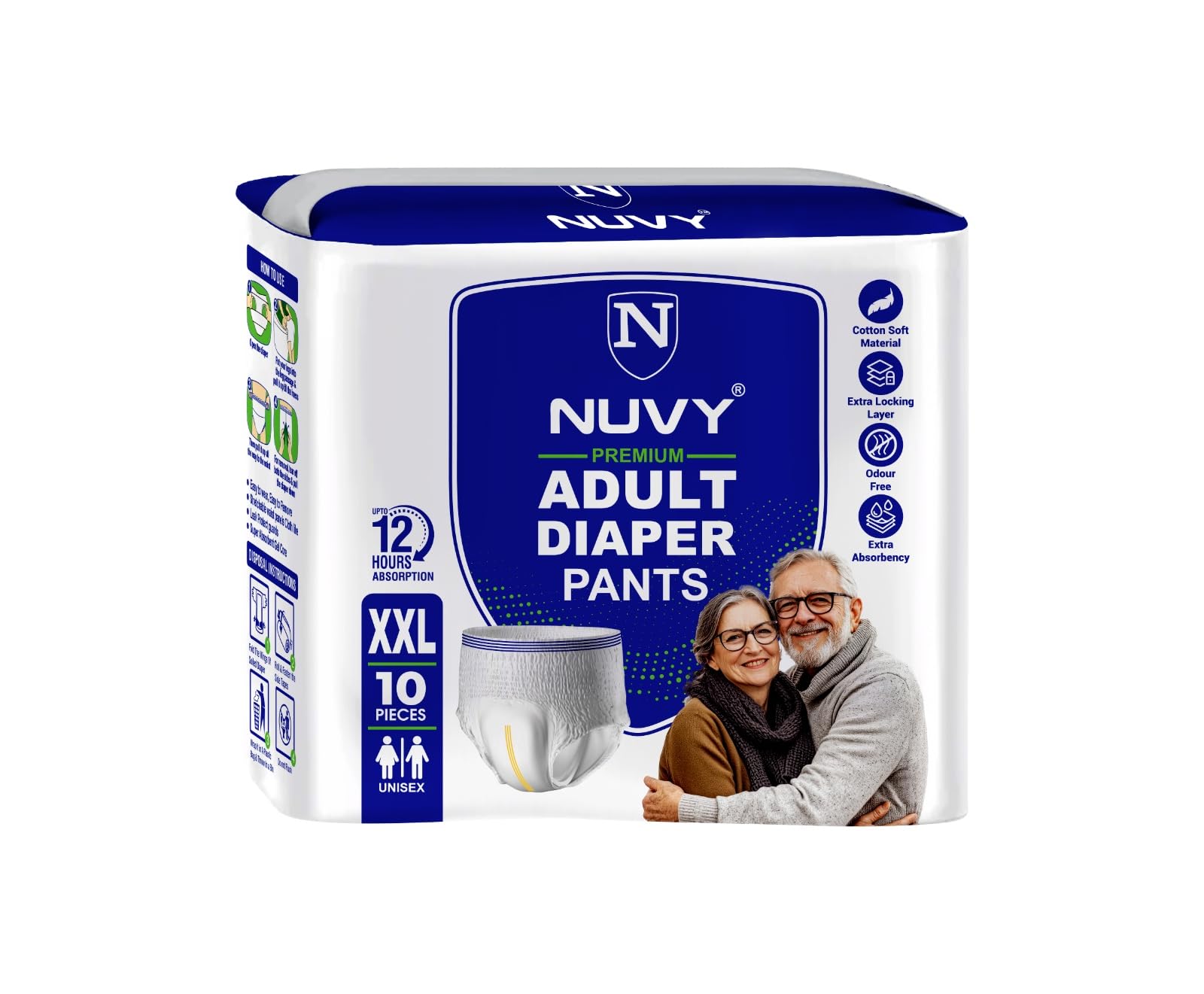 ADULT DIAPER FOR UNISEX PULL UP - XXL (PACK OF 10 PIECES) (XXL)-image-25