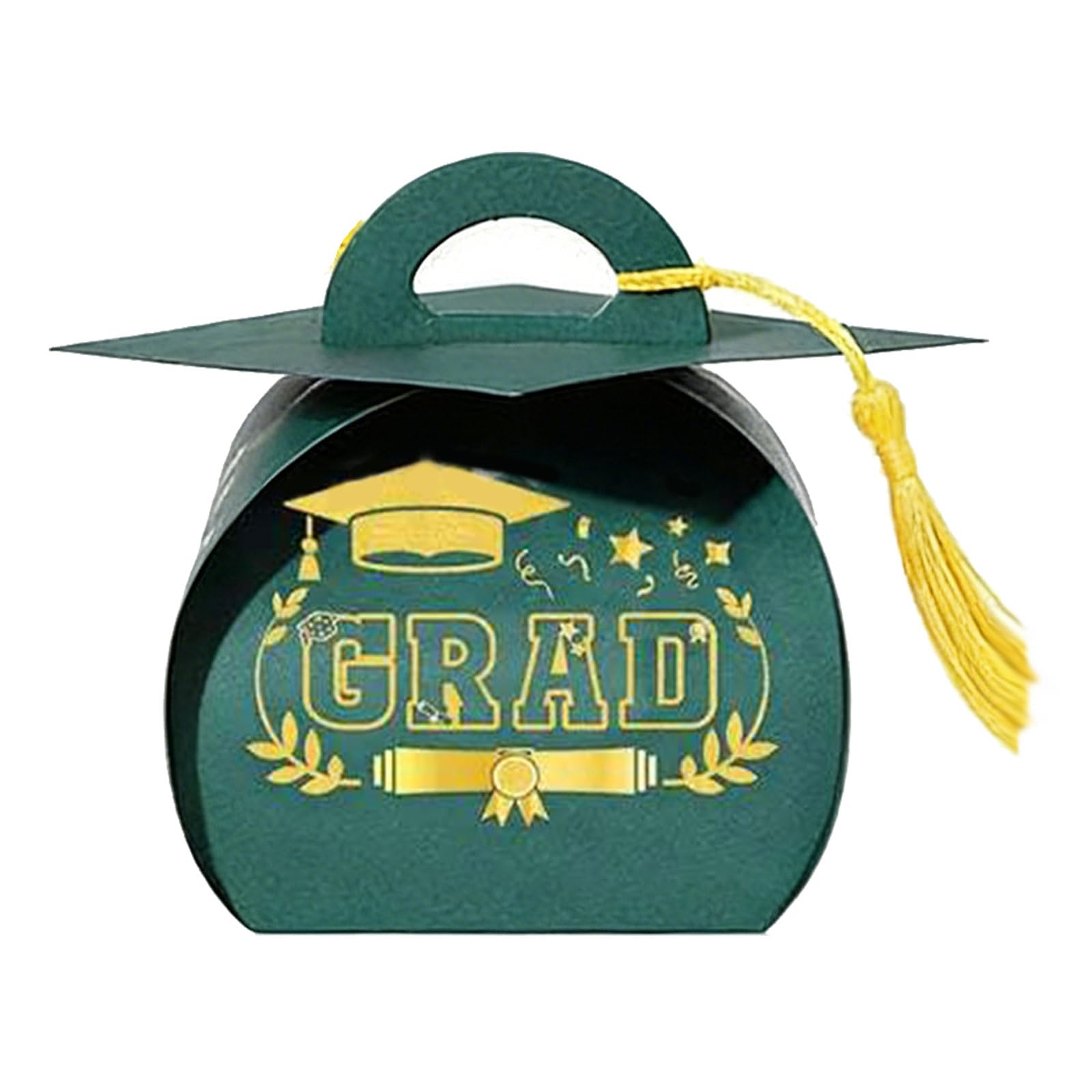hogtnd Individualized Graduation Cap Accessories Box Holds Certificates Photos and Mementos in Sturdy Paper Materials Graduation Ceremony Accessory