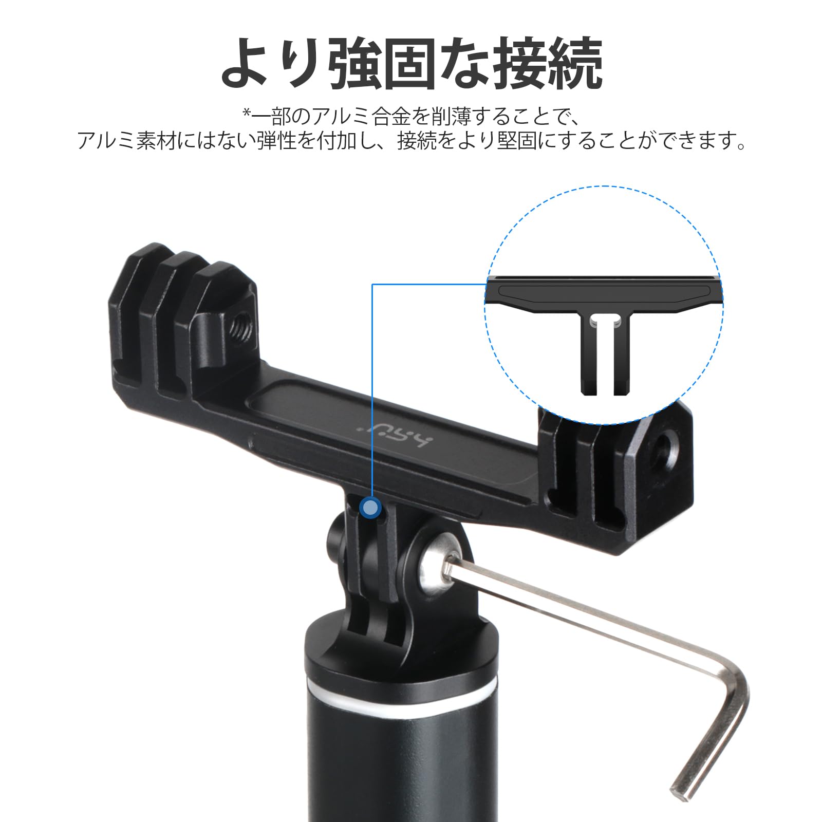 GoPro用 iSHOXS ProFlex アルミベルトホルダー GoPro用】 iSHOXS ProFlex SE アルミベルトホルダー（GoPro