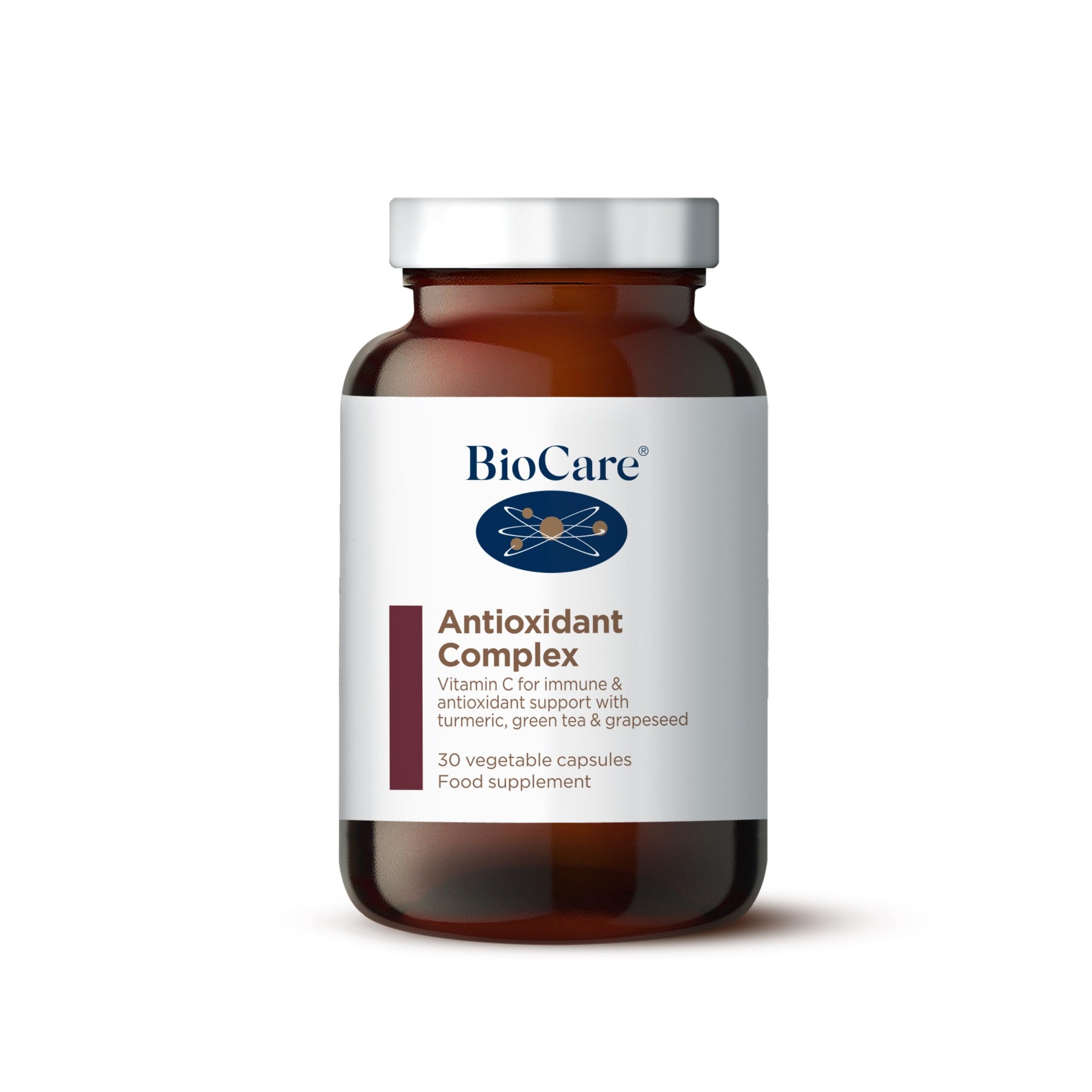 Antioxidant Complex | with Vitamin C, Turmeric, Green Tea & Grapeseed - 30 Capsules