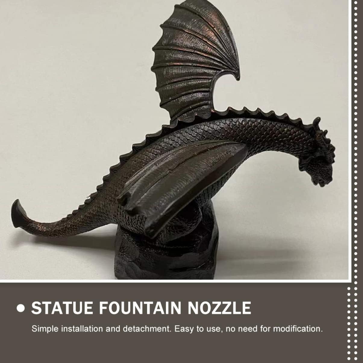 Water Fountain Dragon Dragon Fountain Statue Outdoor Fountain Spitter Fountain Sprinkler Head Replacement Spitter Outdoor Water