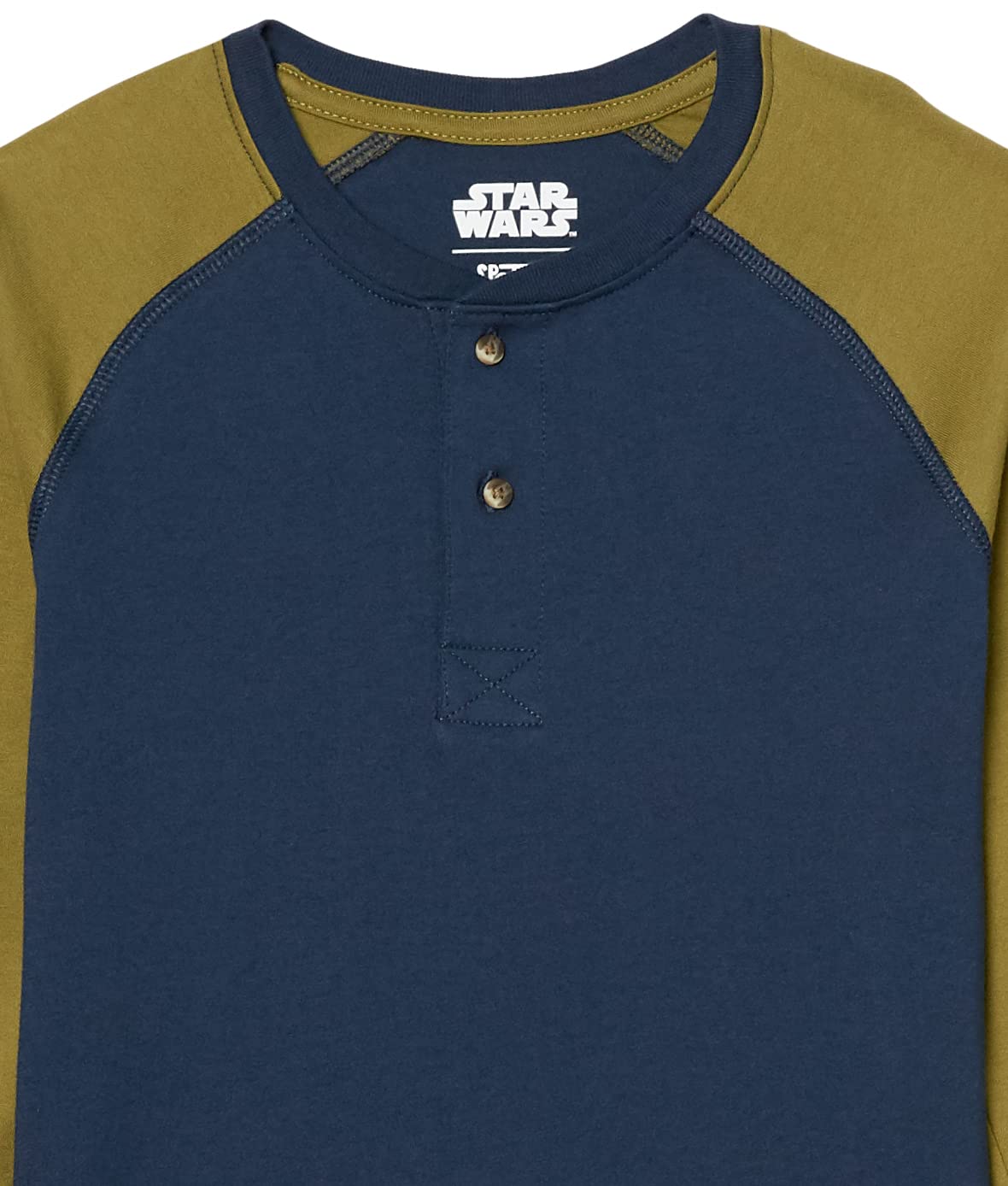 Amazon Essentials Disney | Marvel | Star Wars Camisetas Henley de Manga Larga Niño, Pack de 2