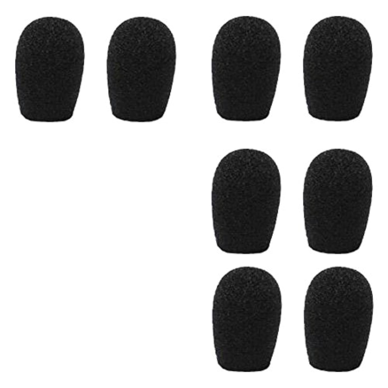 Zanyzap 20mm Headset & Lapel Lavalier Microphone Windscreens - 8 Pack