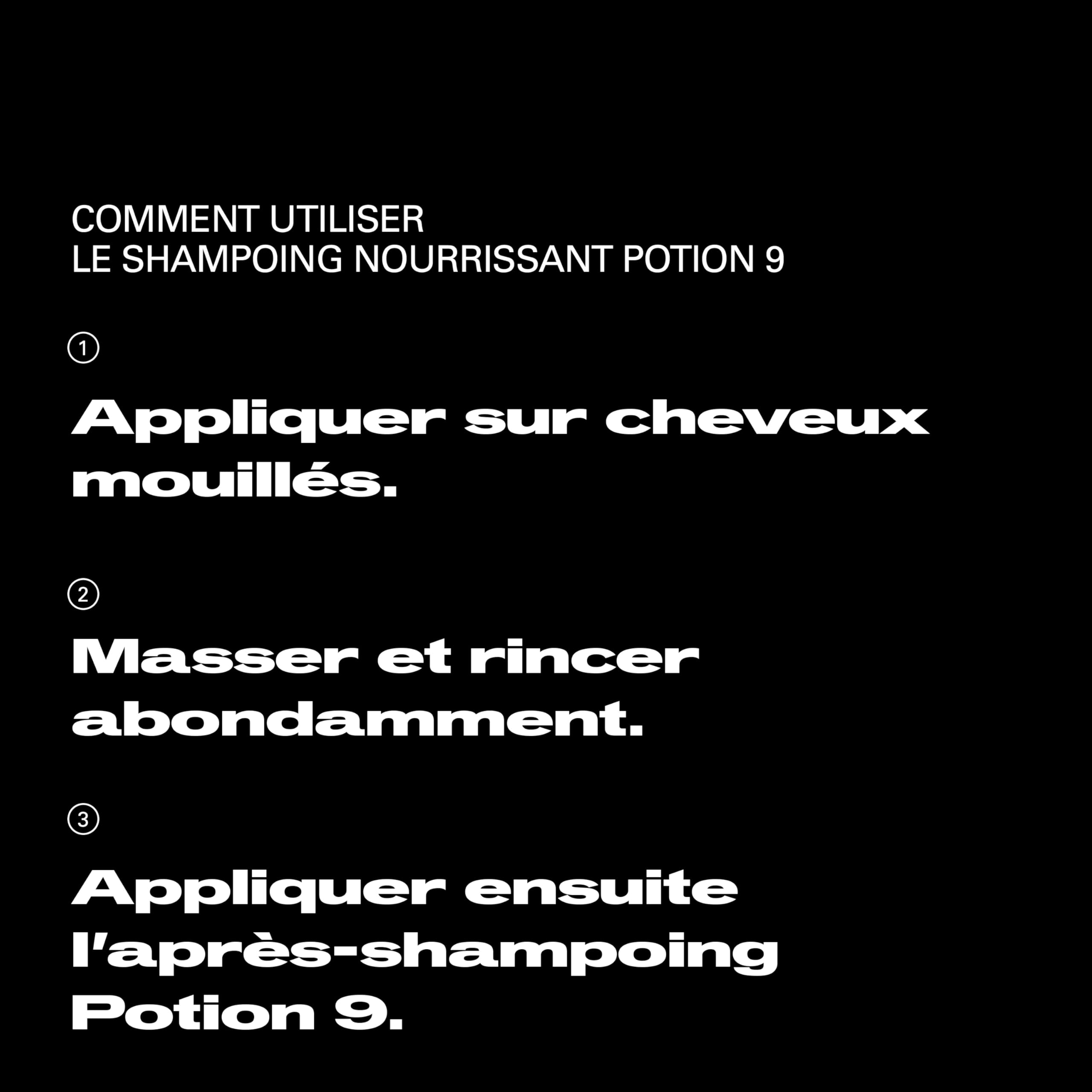 Sebastian Professional Potion 9 – Shampoing nourrissant professionnel pour cheveux doux et hydratés