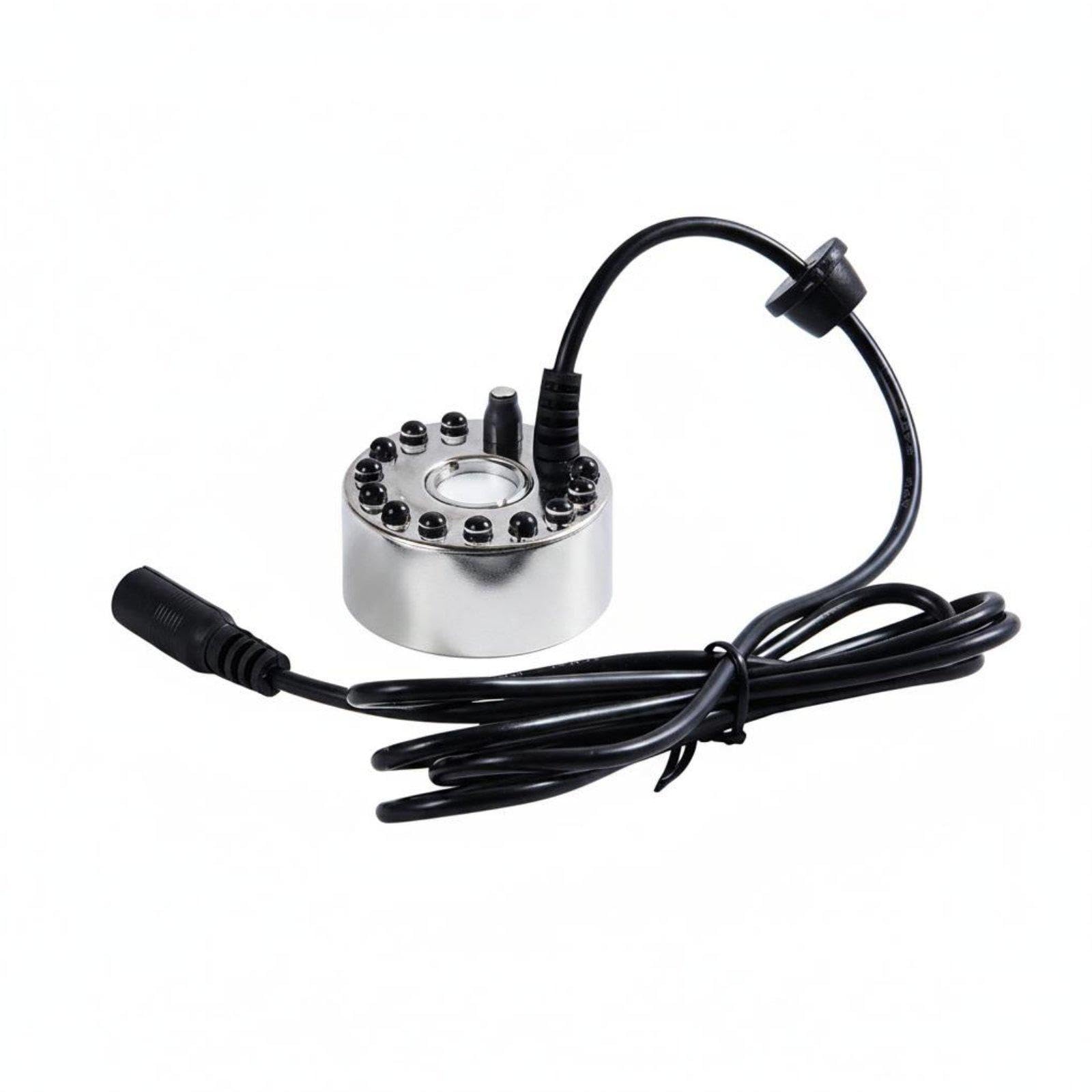 SECRET DESIRE Aerosolizing Fog Device Fish Tank Stainless Steel Shell Water Feature Mister for Rockery Led Head-image-23