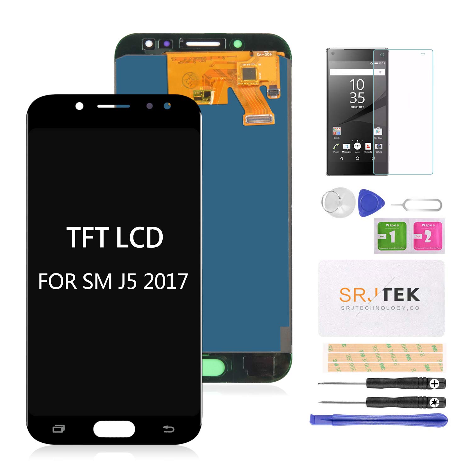 For Samsung Galaxy J5 Pro Screen Replacement Tft Lcd Screen For Samsung J5 17 J530 J530f J530s J530k J530l J530fm J530y J530ym Display Touch Digitizer Glass Assembly Not Amoled Black Buy Online In Tanzania
