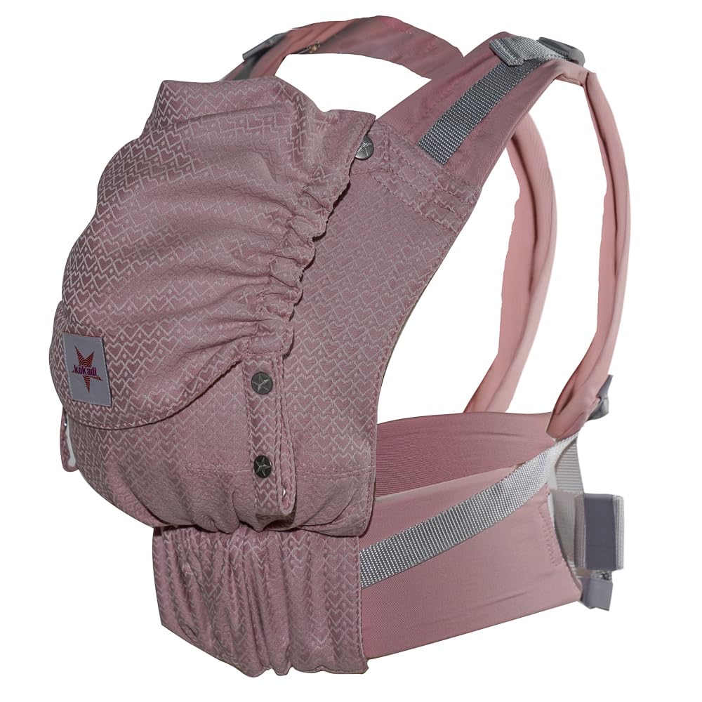 KOKADI Portabebés Flip Heart2Heart Rosé desde el nacimiento ✓ Ergonómico ✓ Crecimiento ✓ Parte delantera y trasera ✓ Verano e invierno ✓ Certificado ✓ Tela de transporte ✓ Bolsa gratis (tamaño bebé)