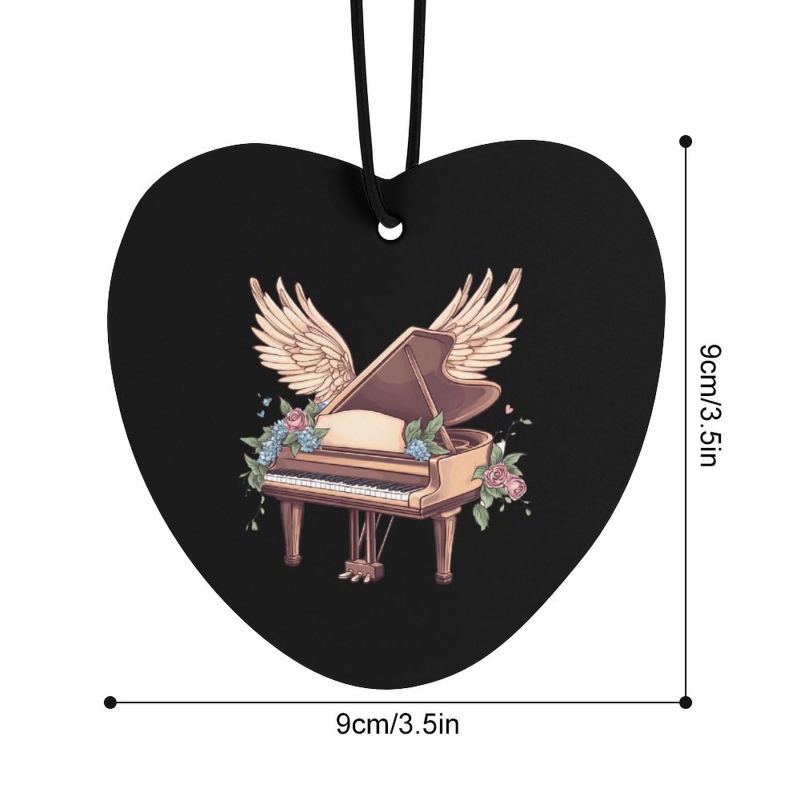 Piano Adventures Car Air Freshener Hanging Aromatherapy Tablets for Car Accessories Love form