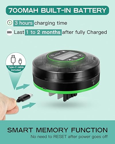 Miniatura 5 de Petbank - Alimentador automático de peces para acuario - Alimentador de peces con protección contra la humedad y alimentación precisa para Betta,