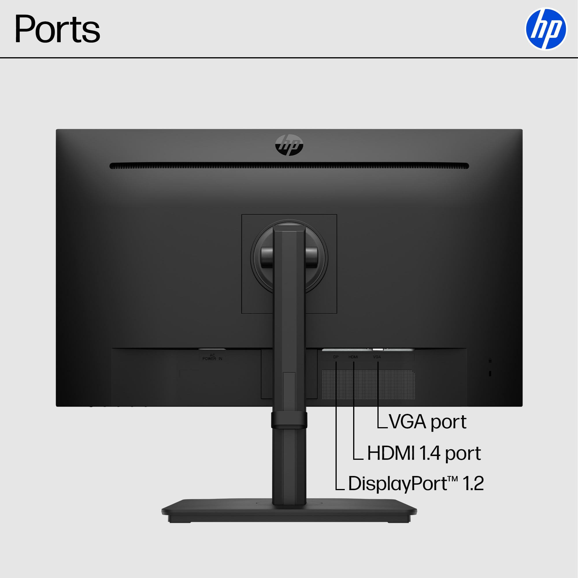 HP Series 3 27 inch FHD Monitor, Full HD Display (1920 x 1080), IPS Panel, 1300:1 Contrast Ratio, 250 Nits, Eye Ease with Eyesafe Certification, Black, 327se (2025)