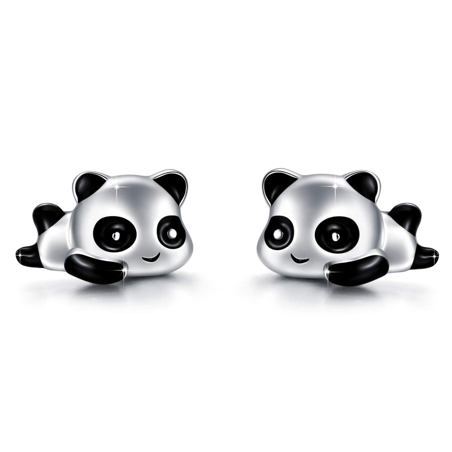 MEDWISE Cute Animal Colections Stud Earrings for Women Daughter 925 Sterling Silver Hypoallergenic Stud Earrings for Sensitive Ears