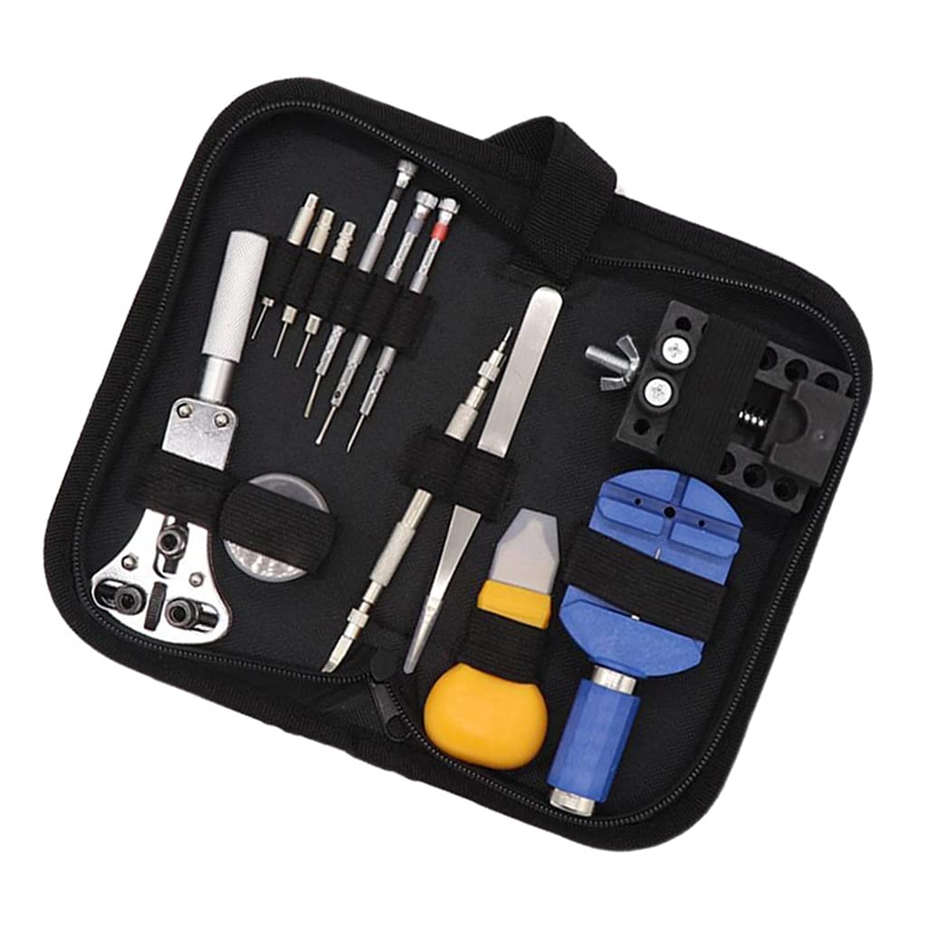 JH803 12 stücke Uhr Reparaturwerkzeug Kit Wechselnder Entferner Schraubendreher Werkzeugzubehör