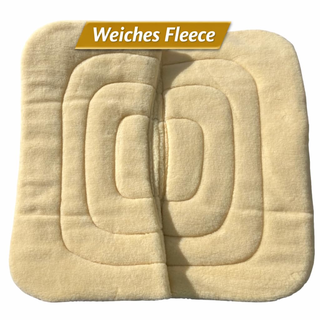 Westernpad anatomisch 78 cm schwarz – dick gepolstertes Sattelpad 3,5 cm – stoßdämpfend & robust – Western Sattelunterlage für Pferd, Training & tägliche Arbeit