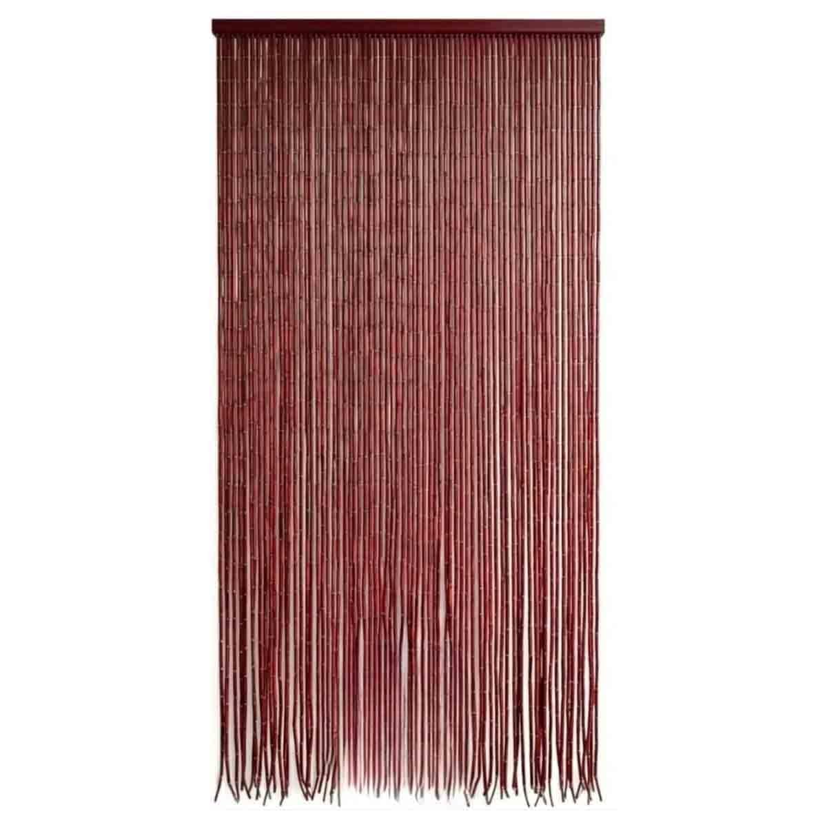 Doorway Wall Mounted Bamboo Beaded Door Curtain
