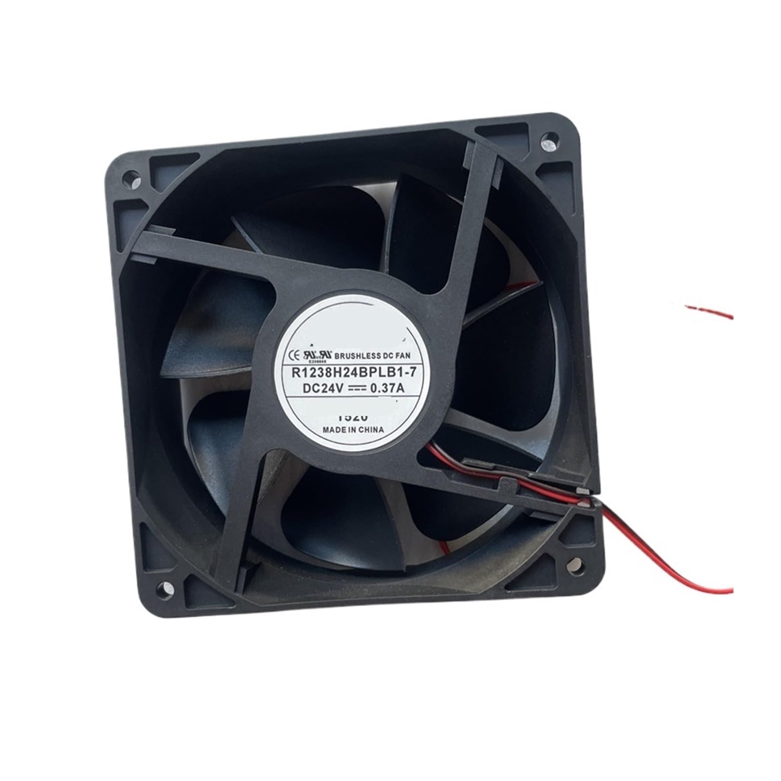 YMUGUEGH Ac fan 120x120x38mm R1238H24BPLB1-7 24V cooling 0.37A fan dc