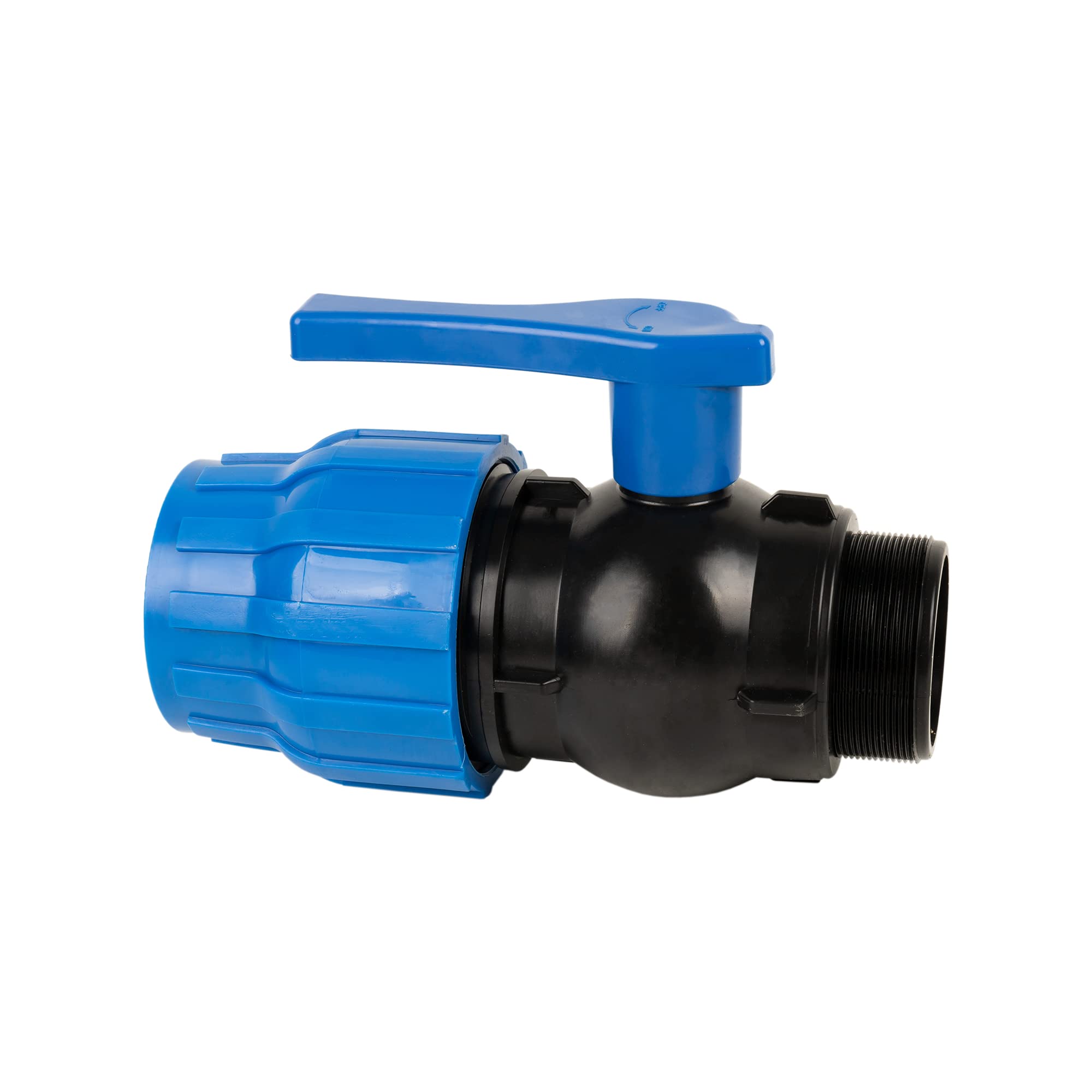 Cofan Enlace Válvula de Bola | Rosca Macho PP PN16 | Medida: 90 x 3"
