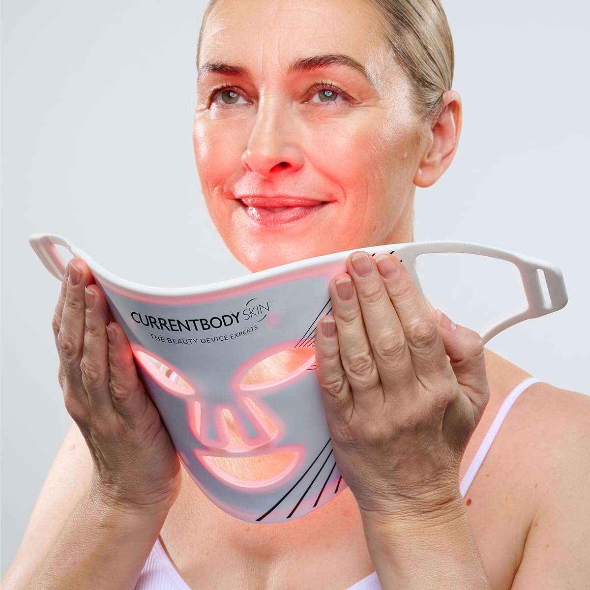 CurrentBody Skin LED Light Therapy Face Mask | Red Light Therapy Treatment Device | Anti-Aging Face Mask for Wrinkle Reduction