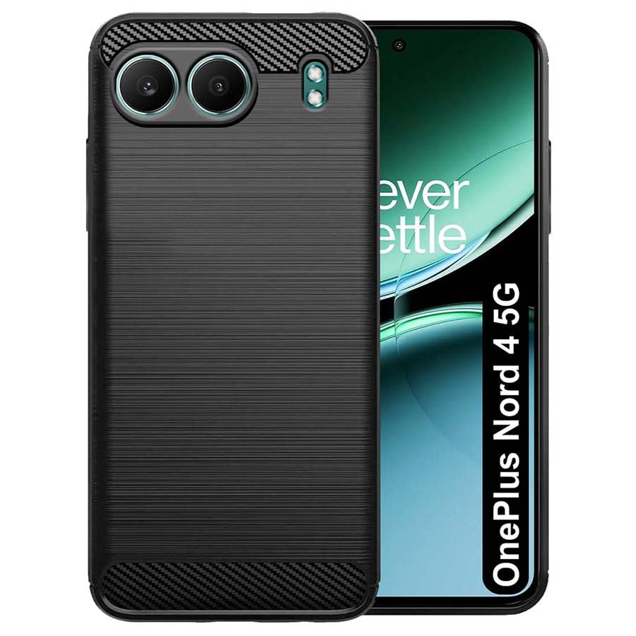 Fashionury Back Cover for OnePlus Nord 4 5G | Anti-Slip Grip | Hybrid Protection | Rubber TPU Stylish Back Case for OnePlus Nord 4 (Black) (B0DB5YF6RJ) Amazon Price History, Amazon Price Tracker