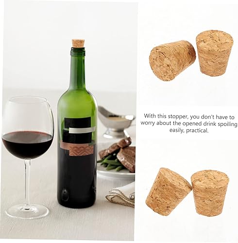 Miniatura 7 de Cabilock 60 piezas de botella de vidrio corcho sellado corchos vino corcho carpintería abeja tapones de corcho natural tapones de corcho suculentas,