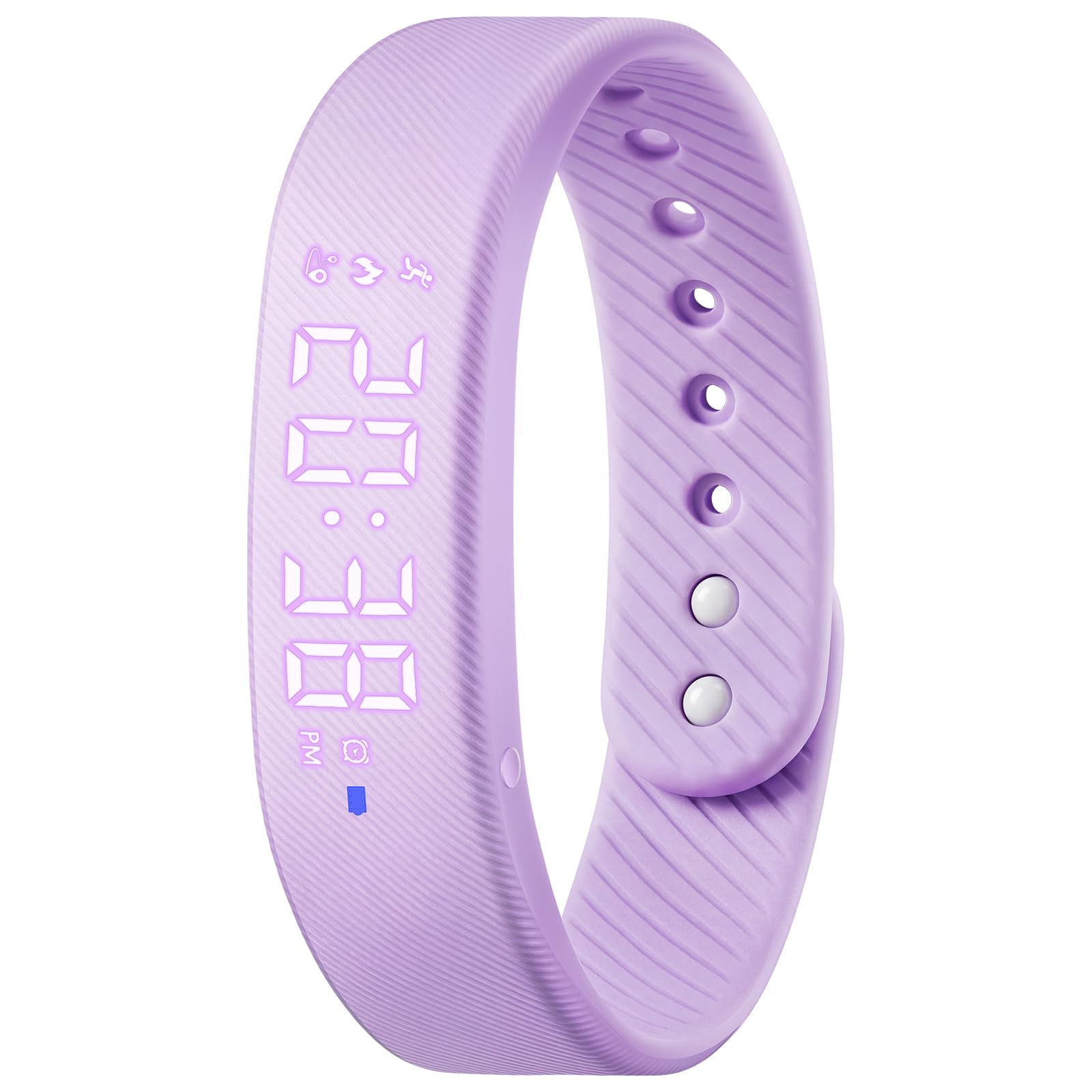 Timever Montre Digitale Enfant avec Chronomètre, Eclairage, 3 Alarme, Date,Podomètres Marche Non Connecté-Montres Sport pour Fille Garcon avec Bracelet en Silicone