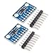 2Pcs MCP9808 Temperature Sensor Breakout Board