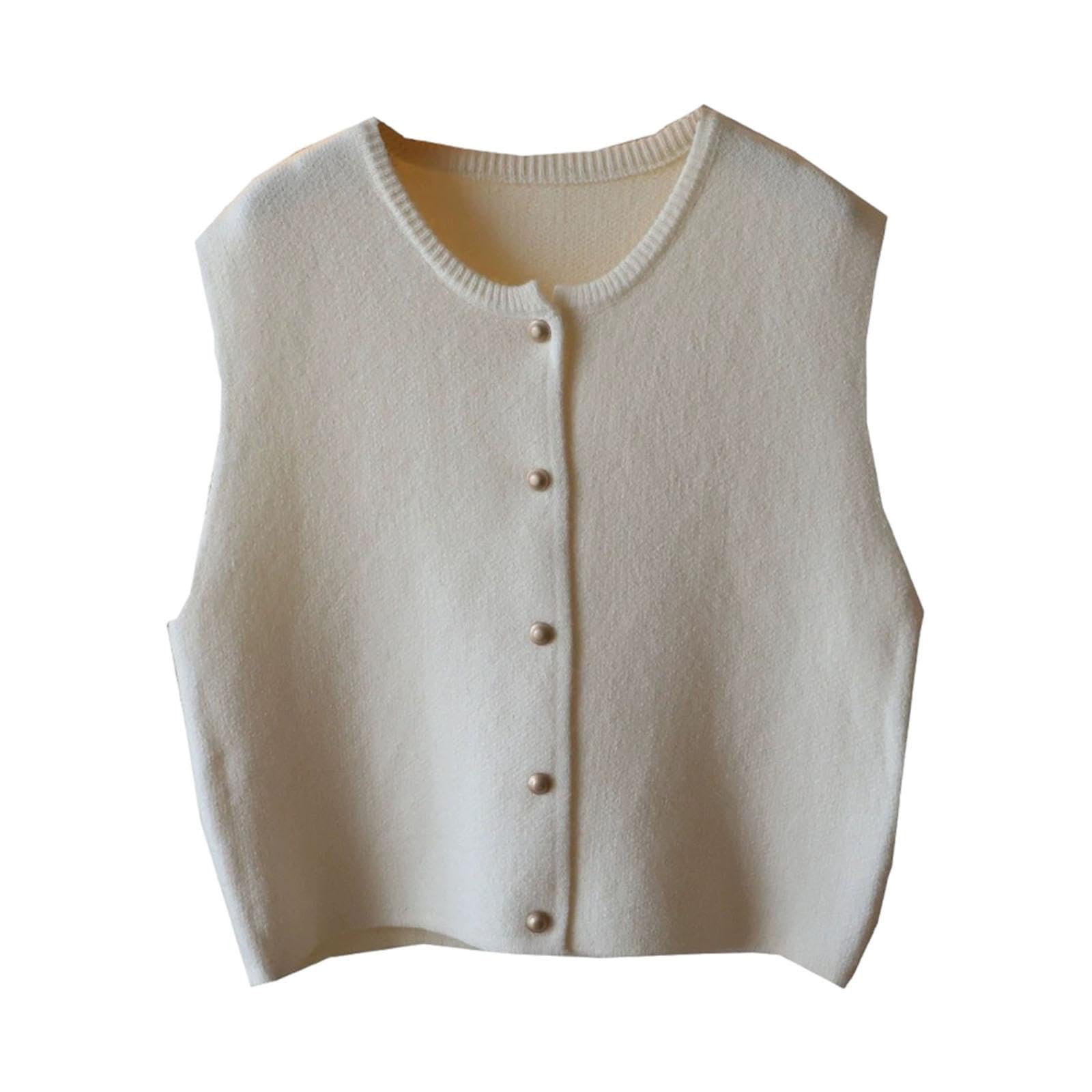 calandis ™ Knitted Vest Clothes Modern Sport Vintage Style Lightweight Sleeveless Gilet White | Coats & Jackets | Womens Clothing | Clothing Shoes & Accessories-picture-10