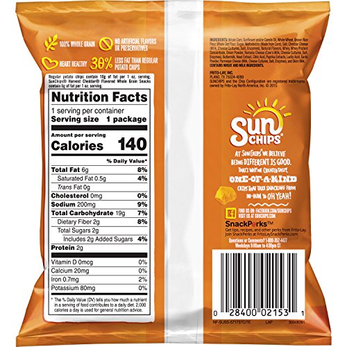 Sunchips Multigrain Chips Variety 1 Ounce Pack Of 40 #TOP5
