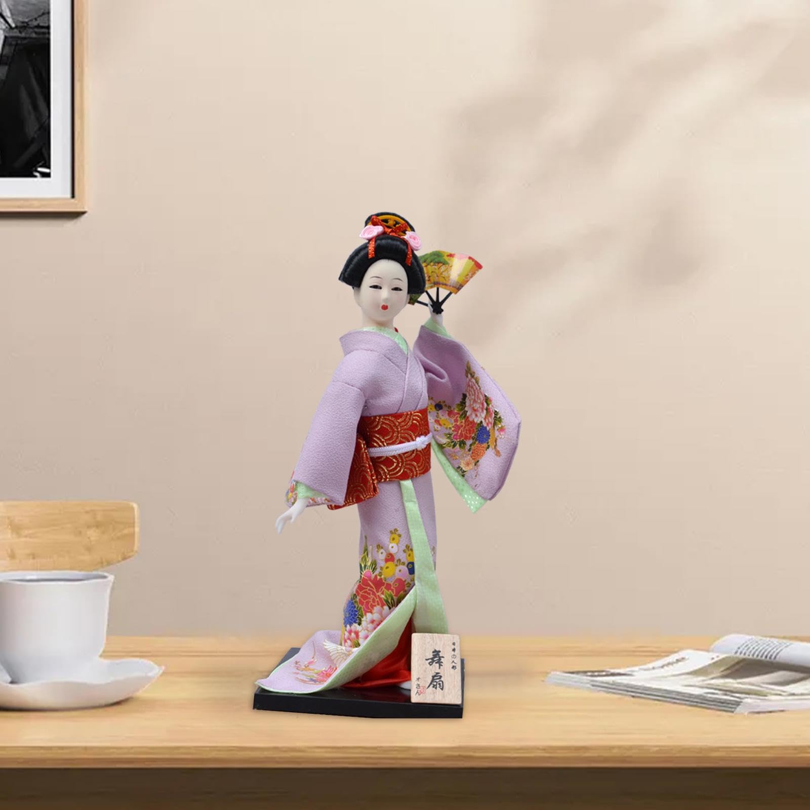 Statue De Bureau De Poupée Geisha, Kimono Japonais De 12 Pouces, Figurine Artisanale, Ornement Traditionnel, Kabuki Asiatique – Acheter Les Meilleurs Produits Dans La Boutique En Ligne
