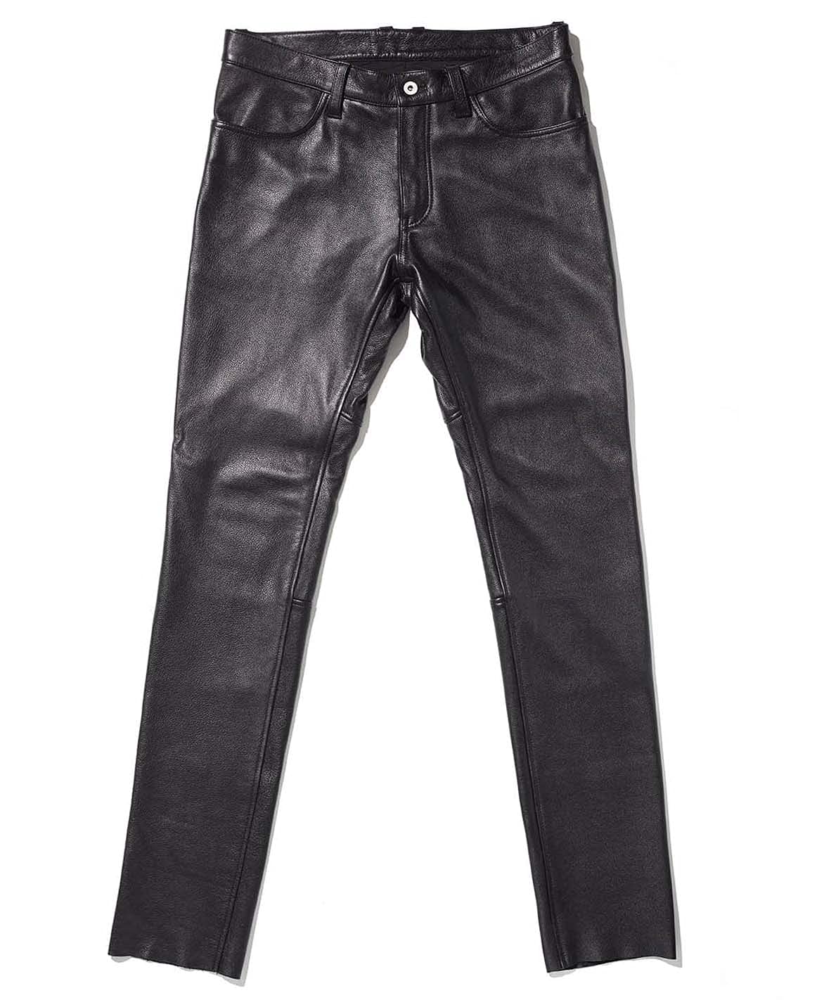 Amazon | カドヤ(KADOYA)_バイク_パンツ_LEATHER SLIM PANTS_ブラック_  