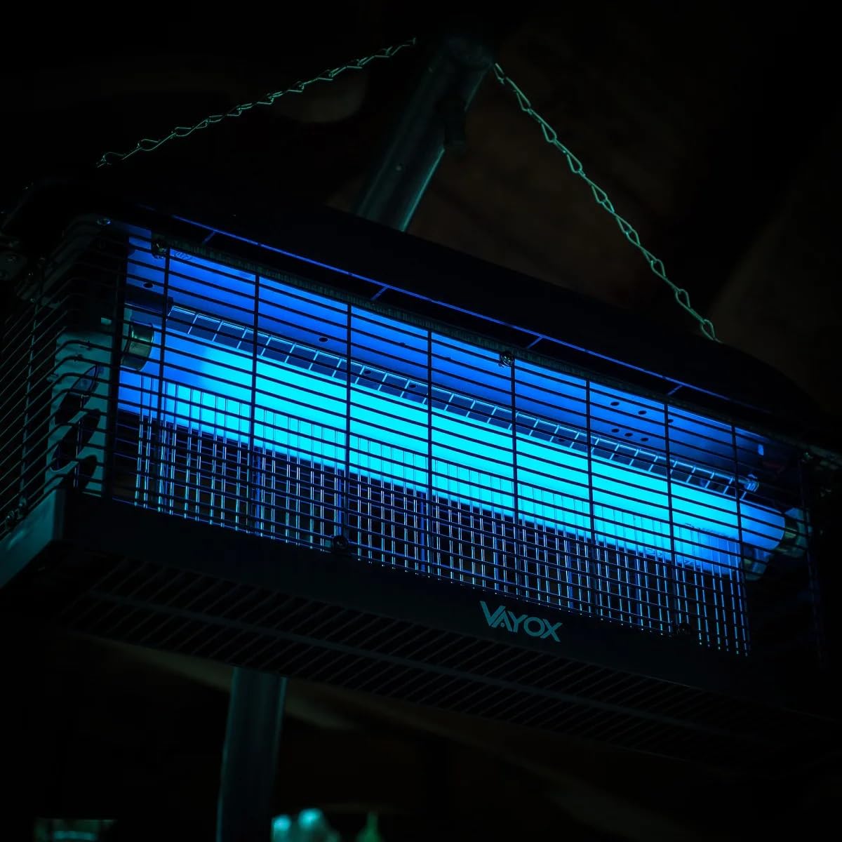 Vayox insektenvernichter elektrisch 30W 2500V Insektenlampe Gegen Mücken | Fliegen, Gnitzen. elektrische fliegenfalle & fliegenfalle als insektenschutz. 180m² Reichweite, 2x15W UV, ohne Chemie