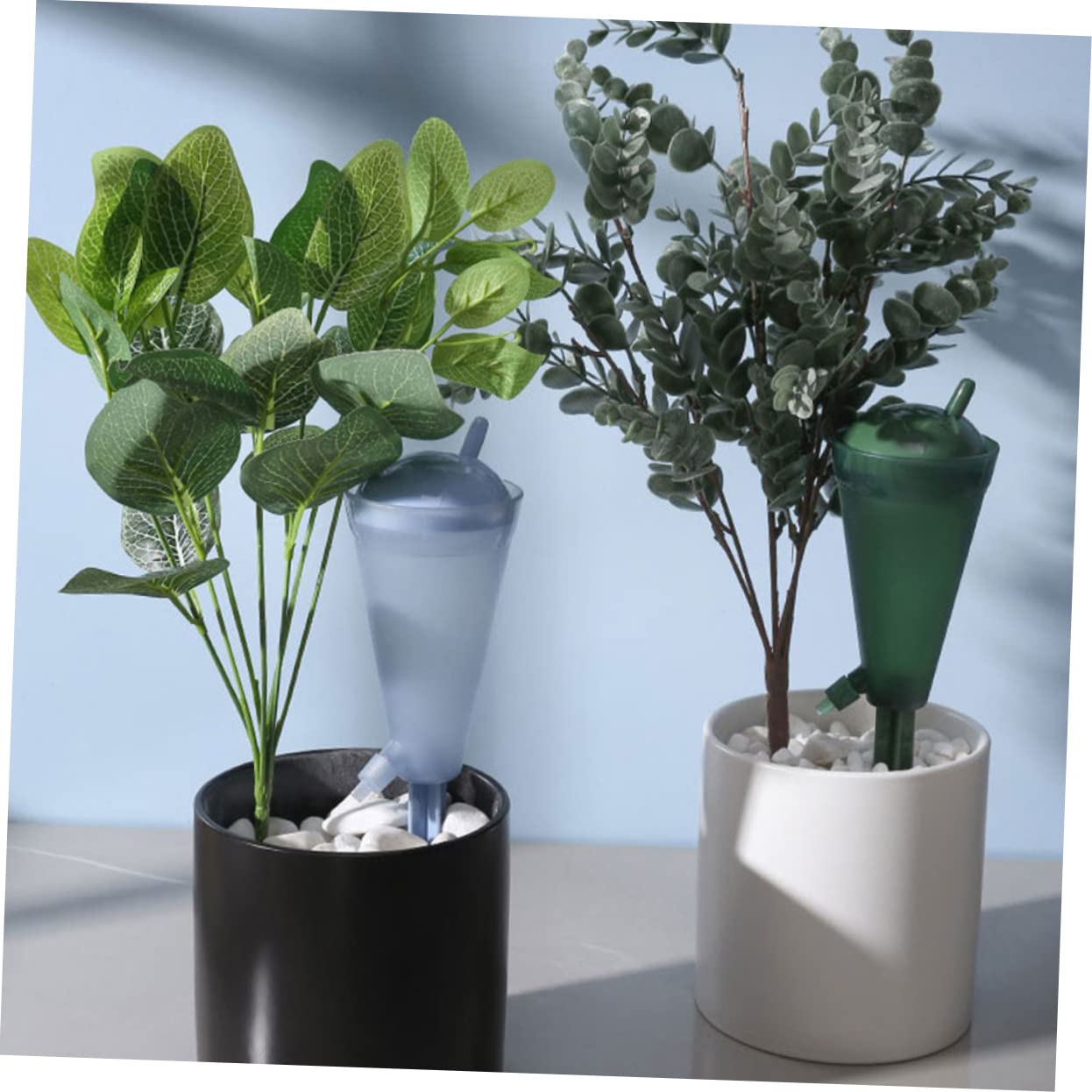 VICASKY 2Pcs Automatic Watering Spikes for Indoor Plants Self Watering Devices for Vacation Plant Care Easy Water Flow Control