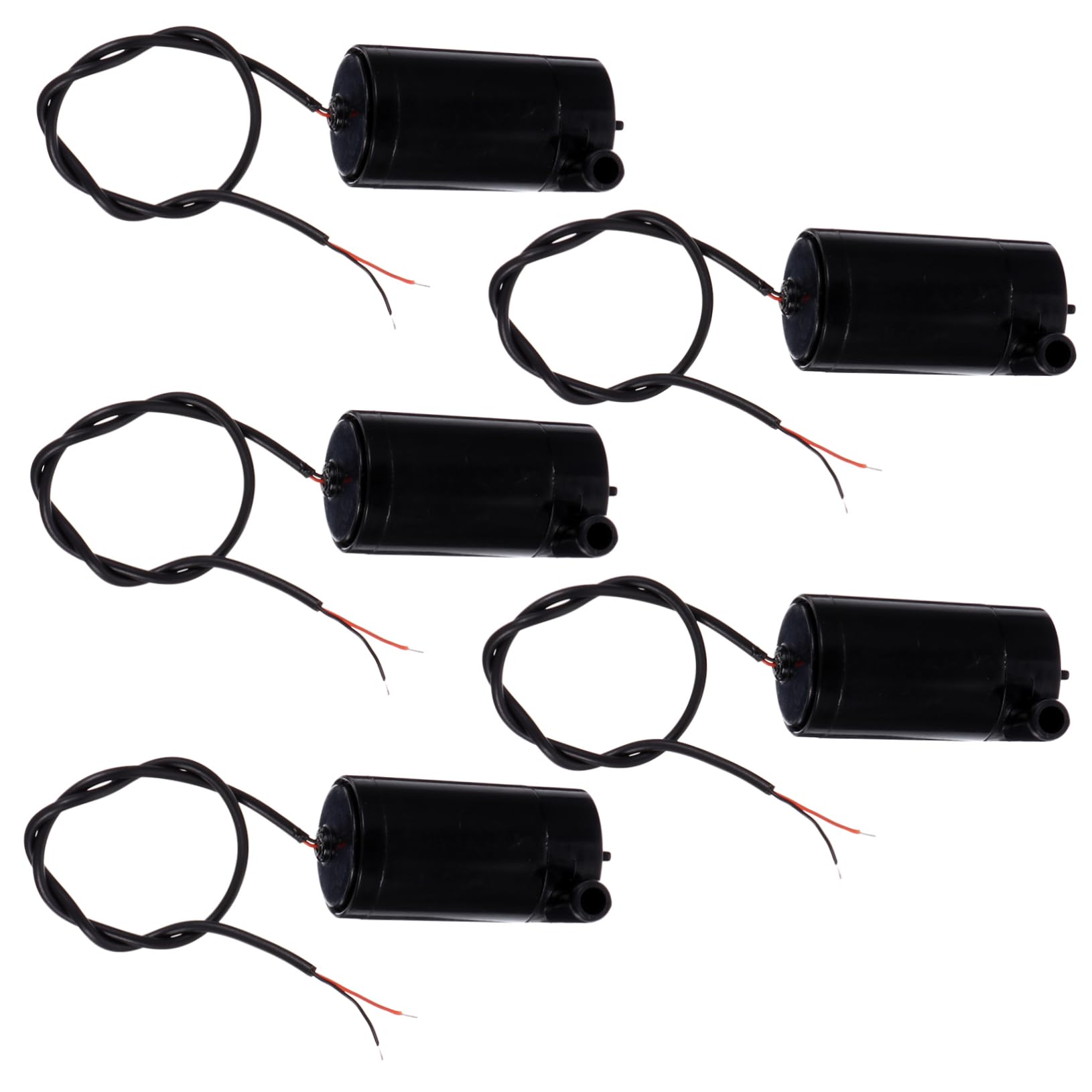 BESPORTBLE 5Pcs Mini Submersible Water Pump Aquarium Motor Pump for Fountain Fish Home Decoration Low Voltage Energy Efficient Easy to Install